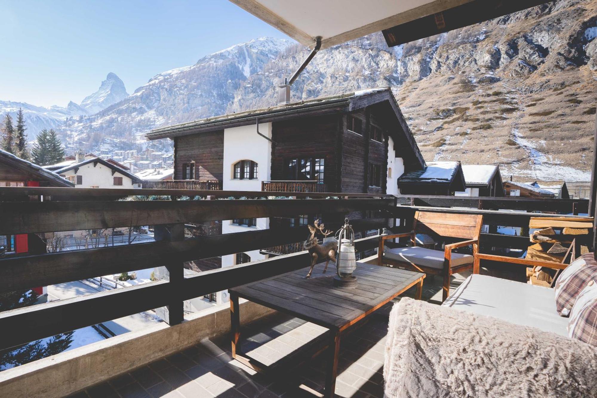 צרמט Stylish Home With Matterhorn View In The Center מראה חיצוני תמונה